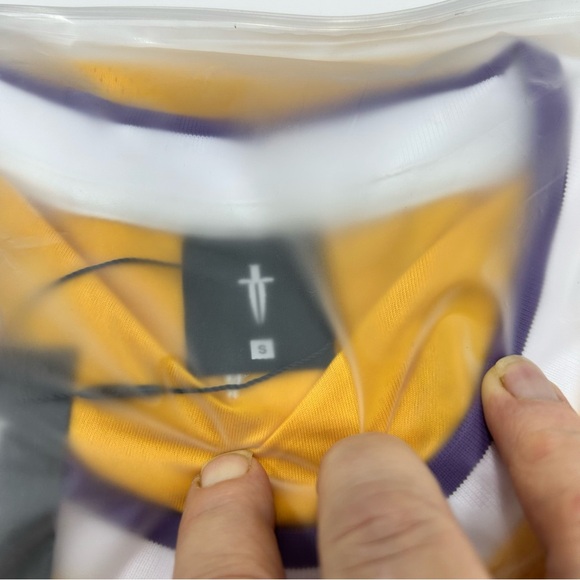 Iron Willed By Any Means Necessary Kareem Basketball Jersey 33 Size S NWT! - Picture 4 of 6